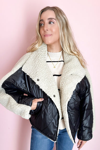 Country Acres Quilted Shearling Jacket