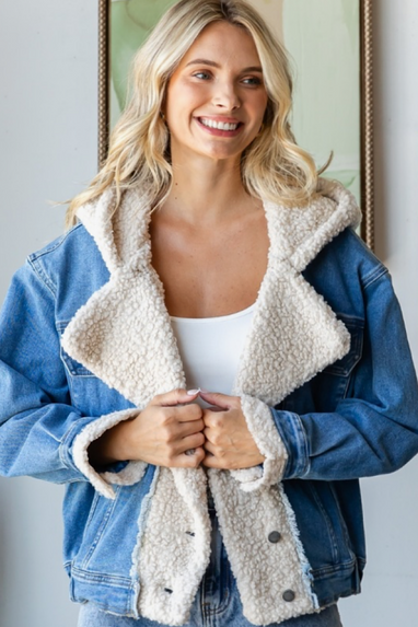 Going Far Sherpa Denim Jacket