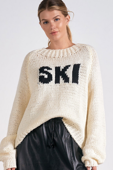 Elan SKI Graphic Knit Sweater