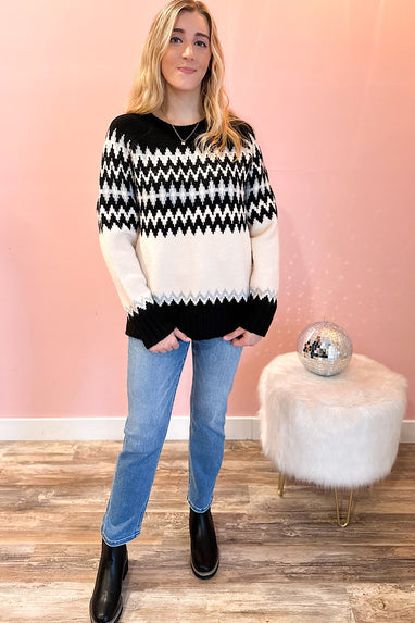 Blizzard Ice Fair Isle Sweater