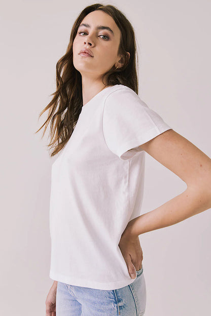 Chaser Brand Cosmo Cotton T-Shirt White