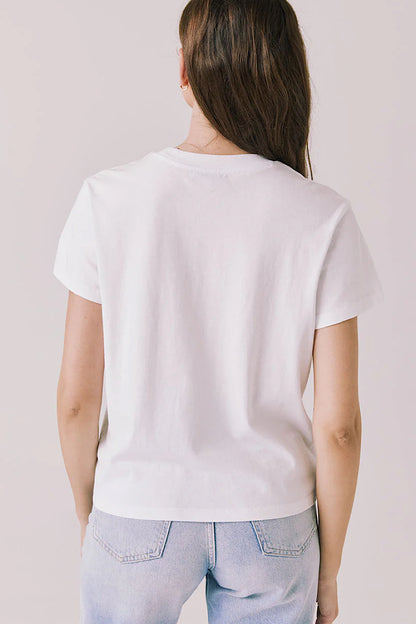 Chaser Brand Cosmo Cotton T-Shirt White