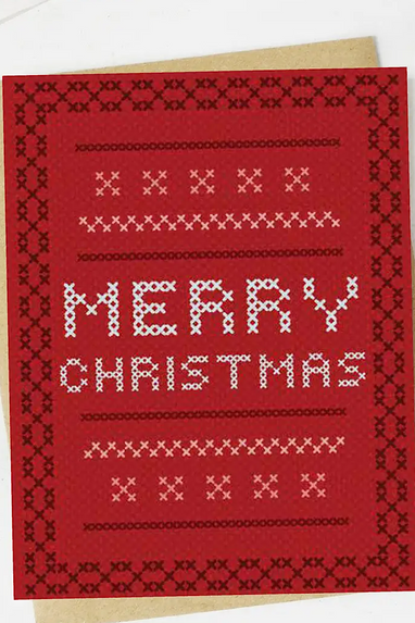 Merry Christmas Typerwriter Card