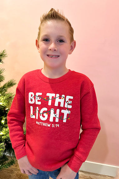 Youth Be The Light Christmas Sweatshirt