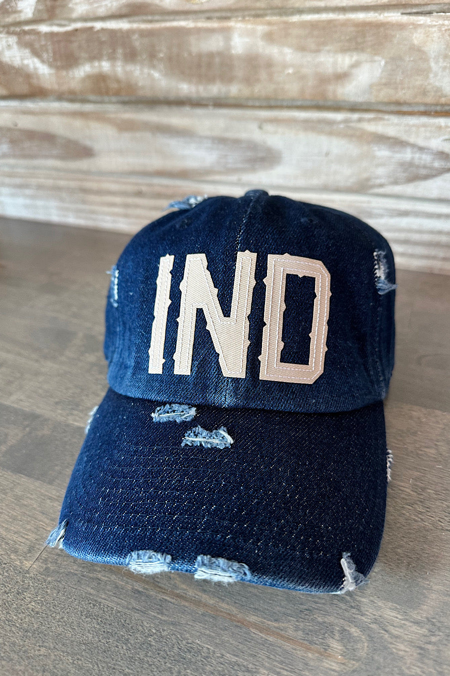 IND Indiana Initial Patch Hat in Several Colors