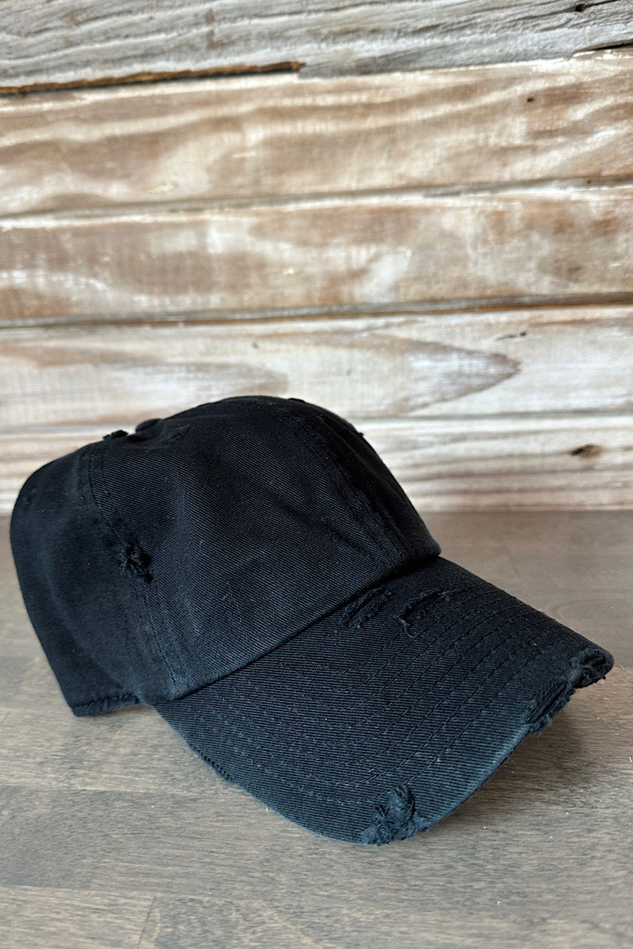 Cotton Distressed Baseball Hat in Several Colors