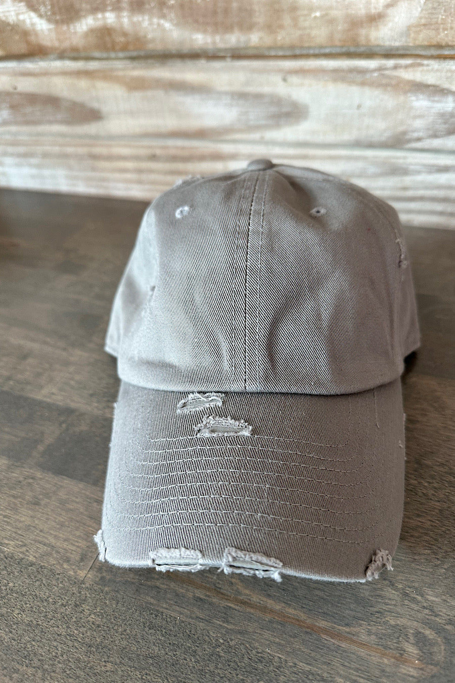 Cotton Distressed Baseball Hat in Several Colors