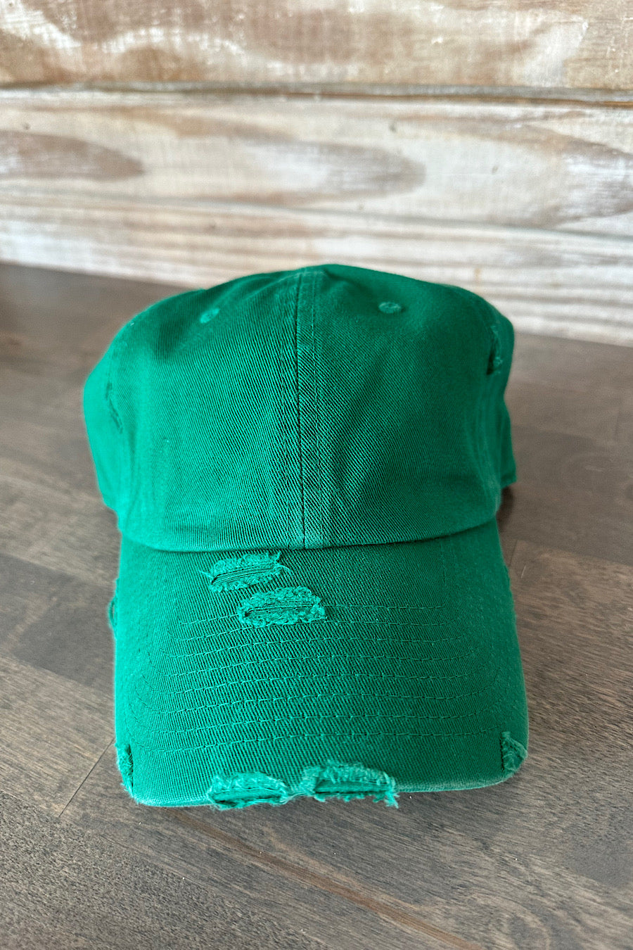 Cotton Distressed Baseball Hat in Several Colors