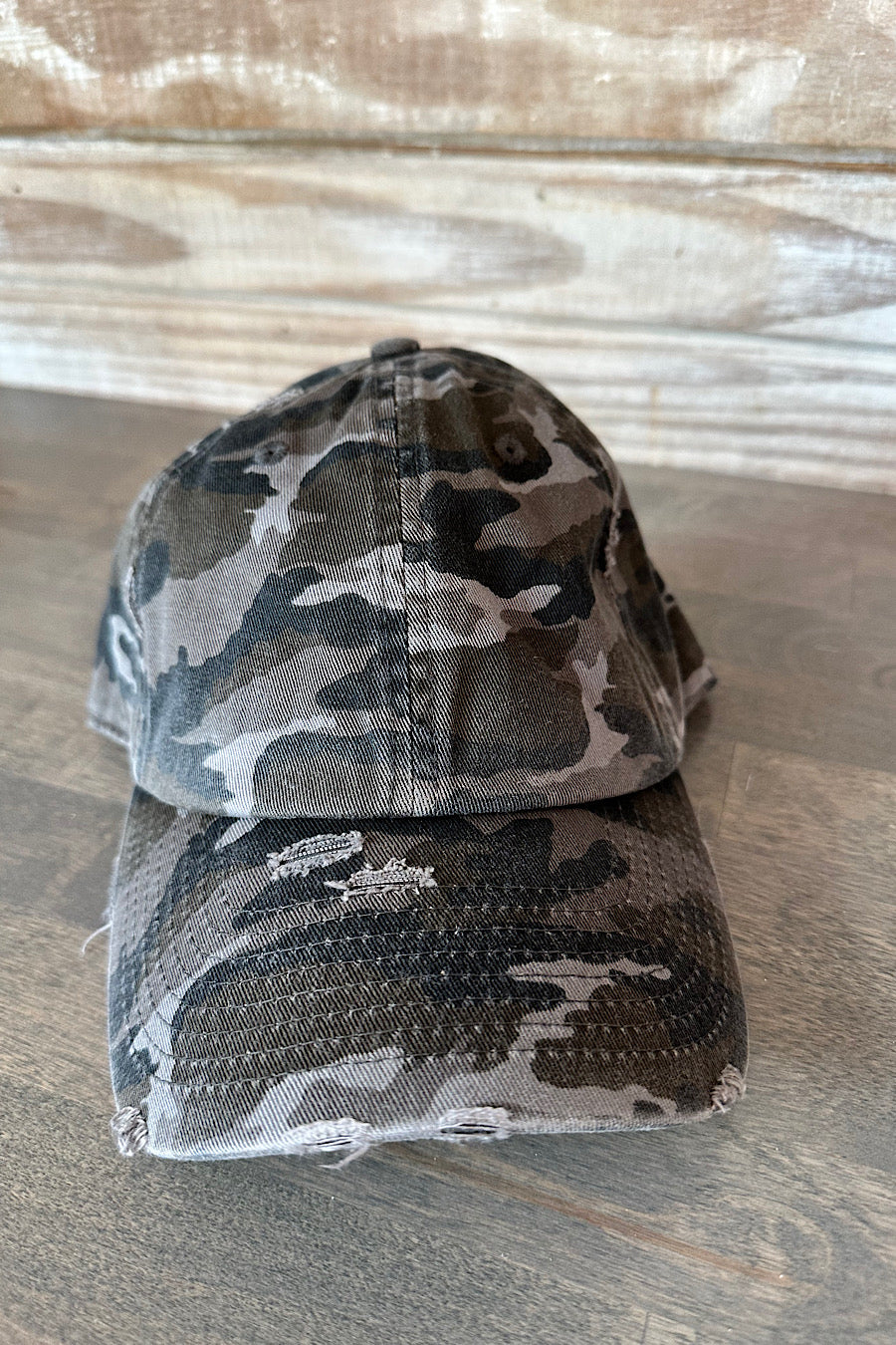 Cotton Distressed Baseball Hat in Several Colors