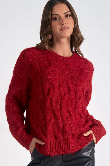 Cherry on Top Knitted Sweater