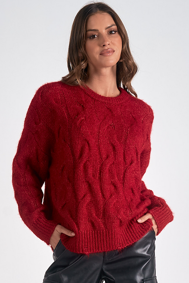 Cherry on Top Knitted Sweater