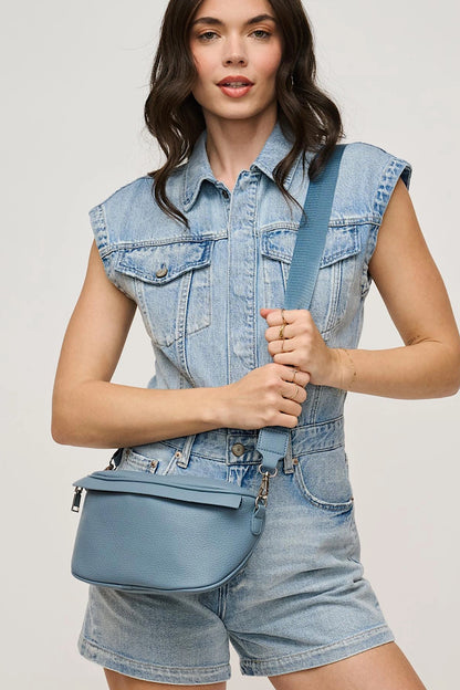 Laney Convertible Crossbody Bag Blue