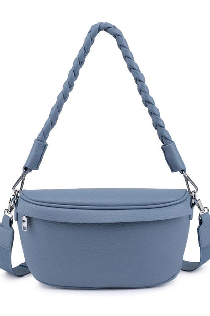 Laney Convertible Crossbody Bag Blue