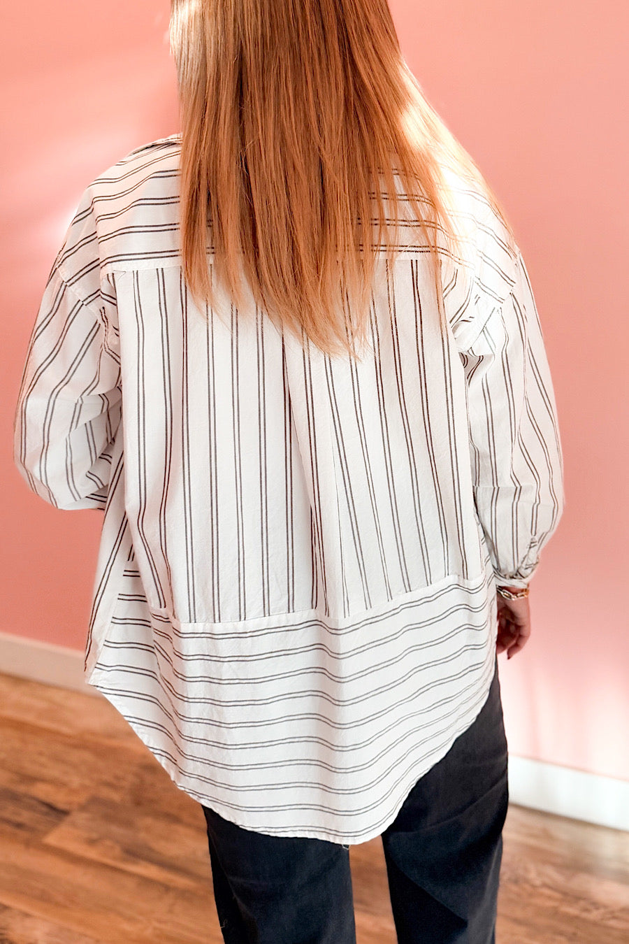 Risky Business Oversized Shirt Ivory