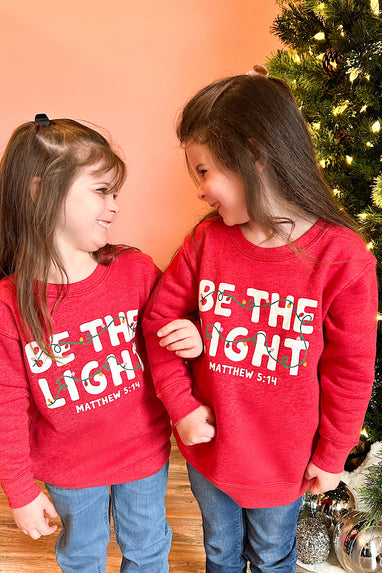 Toddler Be The Light Christmas Sweatshirt