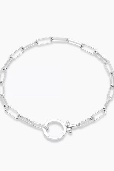 Gorjana Parker Clasp Bracelet Silver