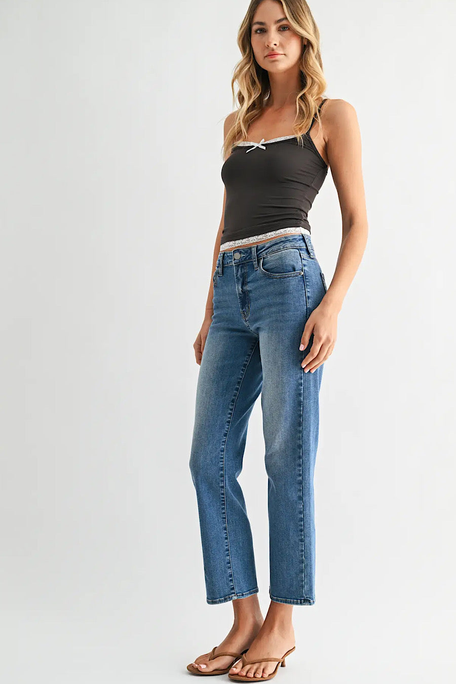 Empower Vintage Straight Leg Jeans