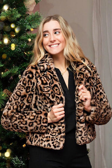 On the Prowl Leopard Faux Fur Jacket