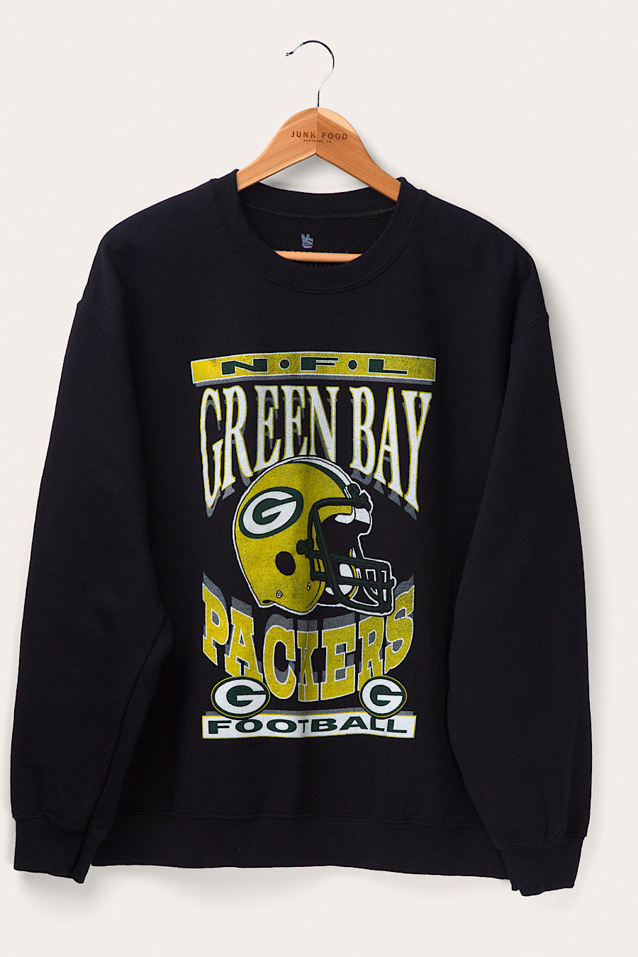 Junk Food NFL Green Bay Packers Helmet Sweatshirt