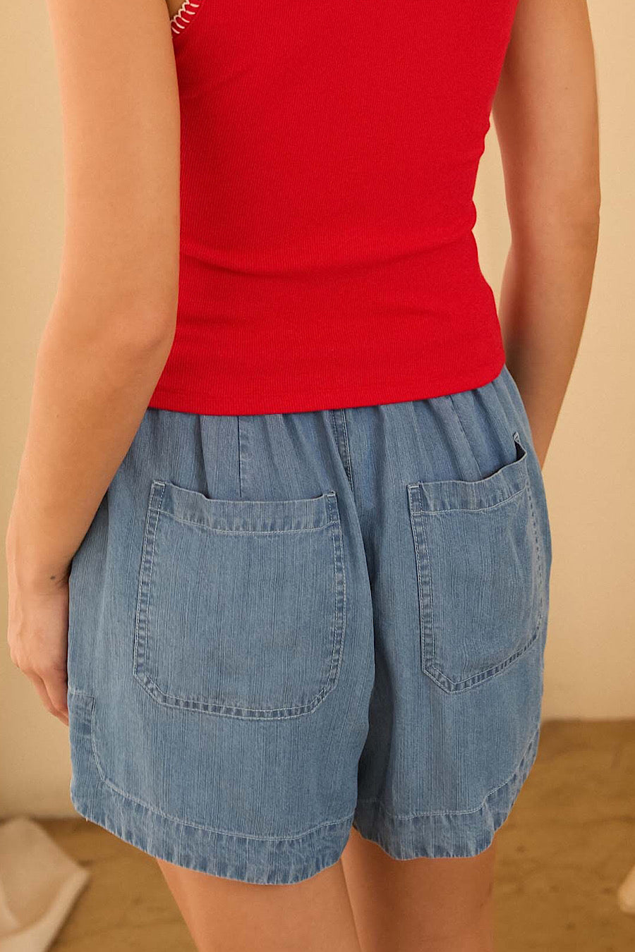 Living Easy Tencel Drawstring Shorts