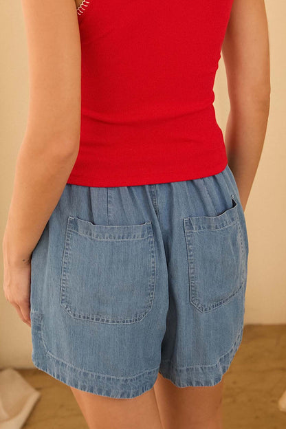 Living Easy Tencel Drawstring Shorts