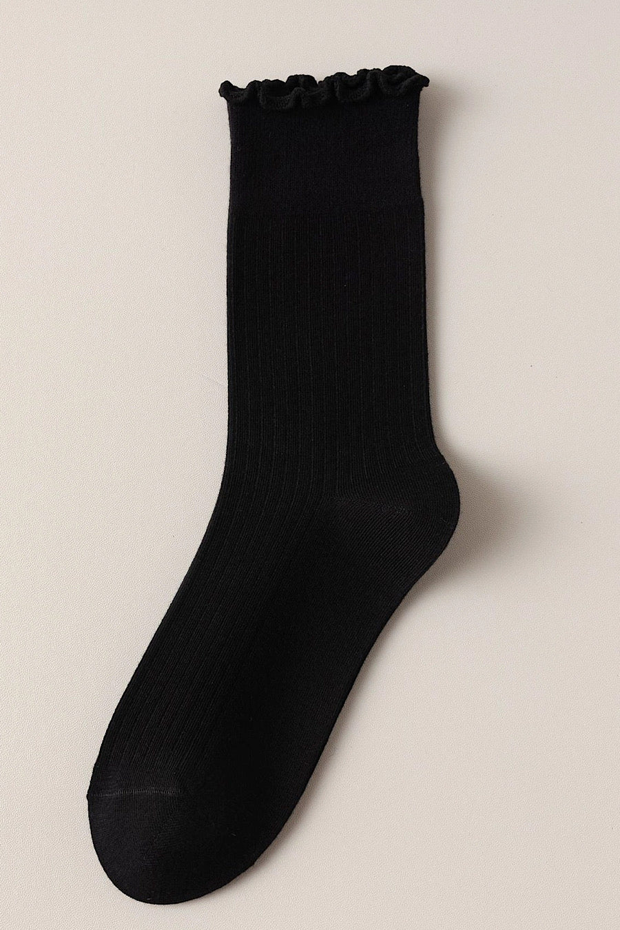 Ruffle Crew Socks in Several Colors