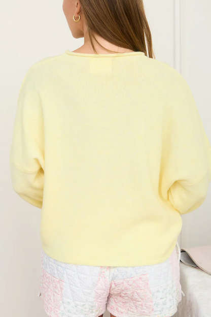 Weekend Escape Knit Cardigan Yellow