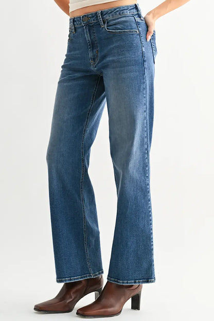 Influencer Status Straight Leg Jeans
