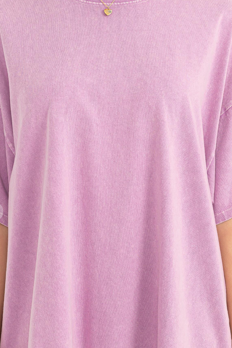 What Goes Around Oversized Tee Dusty Pink