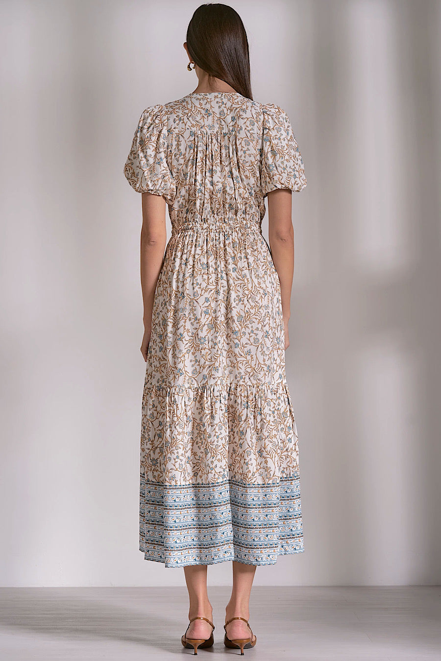 St Lucia Blue Whimsy Printed Dress