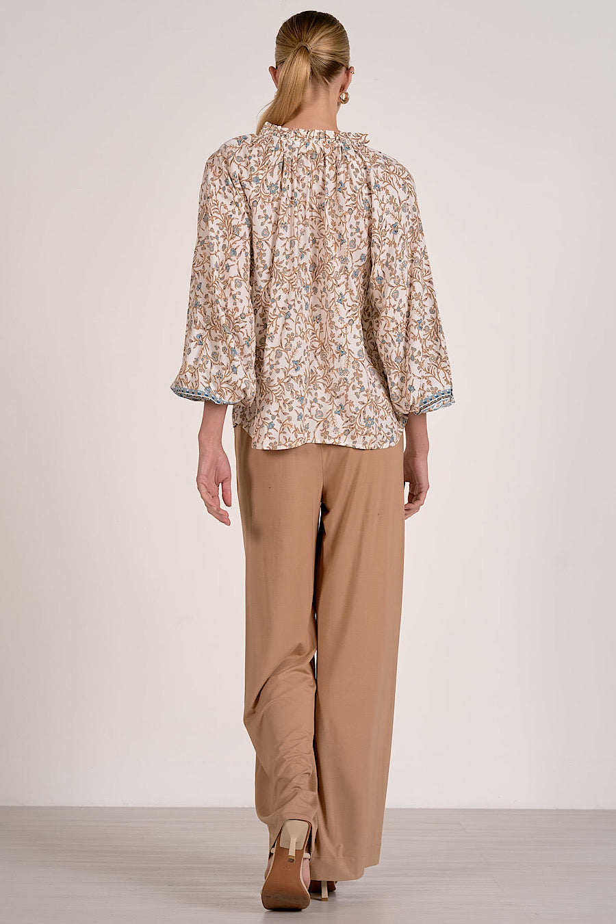 Say Goodbye Printed Boho Blouse