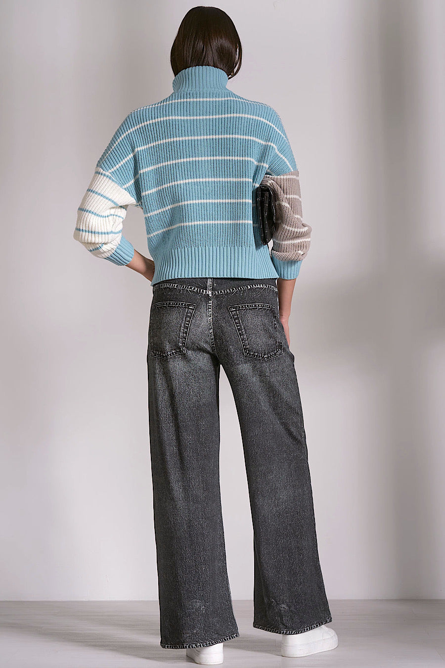 Carlton Zip Collar Pullover Sweater