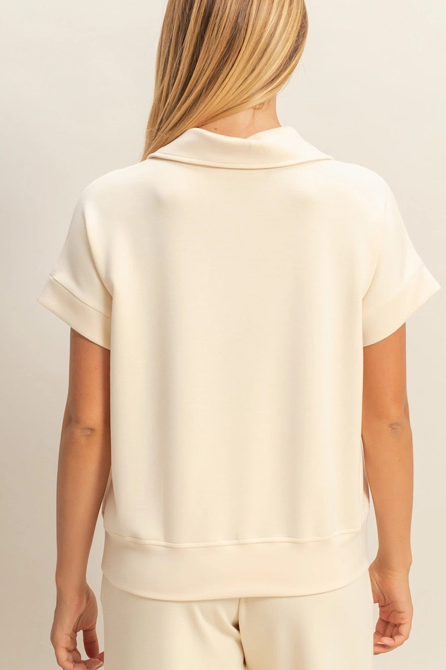 Alpaca Half Zip Scuba Top