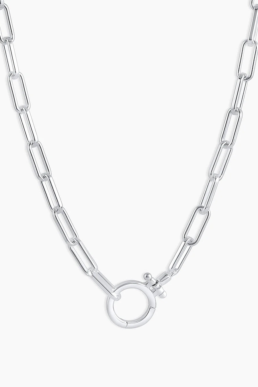 Gorjana Parker Chain Necklace in Silver