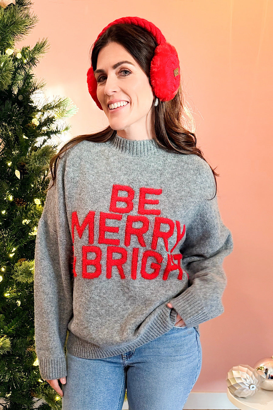 Be Merry &amp; Bright Graphic Sweater