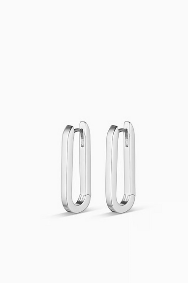 Gorjana Parker Huggies Earrings Silver