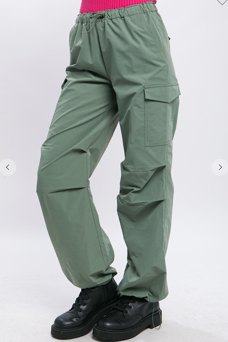 Parachute Cargo Pants Olive
