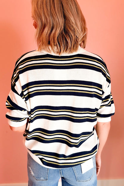 Study Hall Striped Polo Shirt