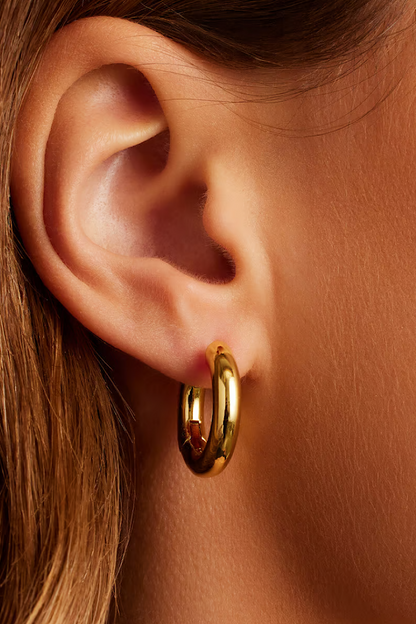 Gorjana Lou Hoop Earrings Gold