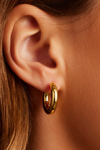 Gorjana Lou Hoop Earrings Gold