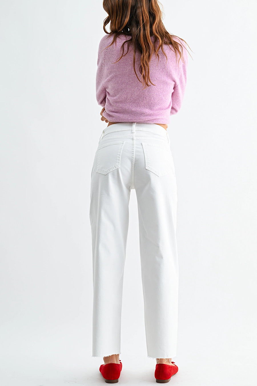 Still Standing Utility Wide Leg Jeans White
