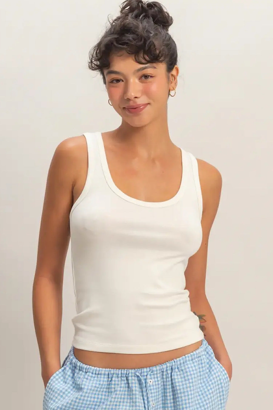 Scoop Neck Tank Top in 3 Colors!