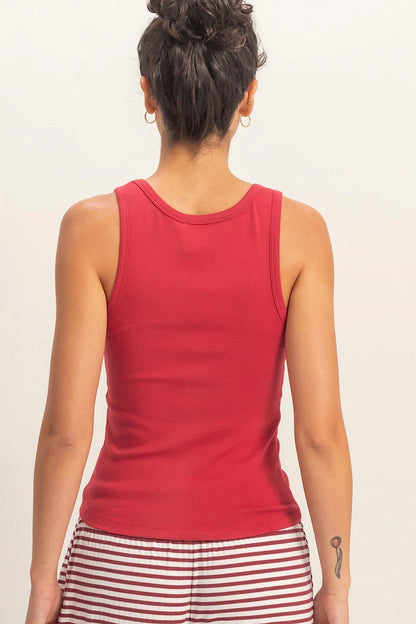 Scoop Neck Tank Top in 3 Colors!