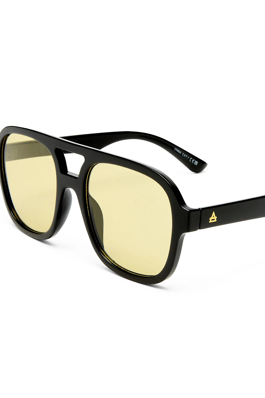 AIRE Whirlpool Sunglasses in Black &amp; Citrine