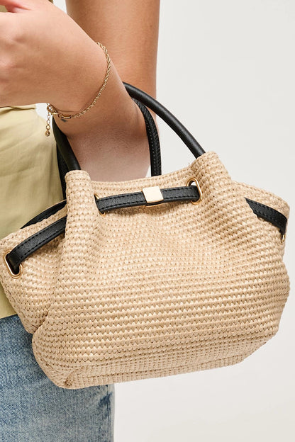 Selena Straw Crossbody Bag