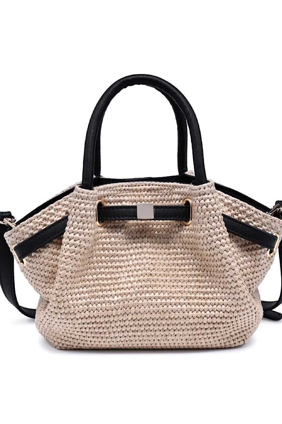 Selena Straw Crossbody Bag