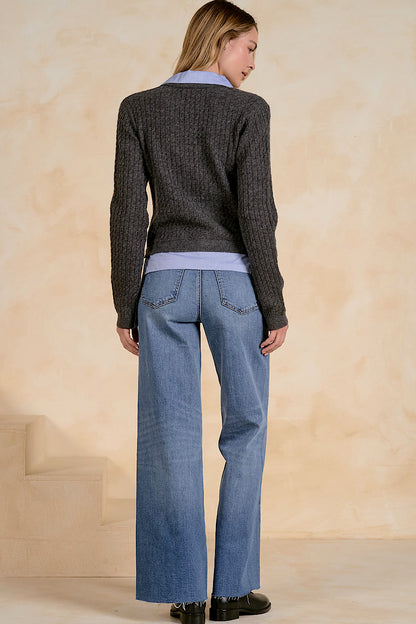 Macgyver Layered Cardigan Top