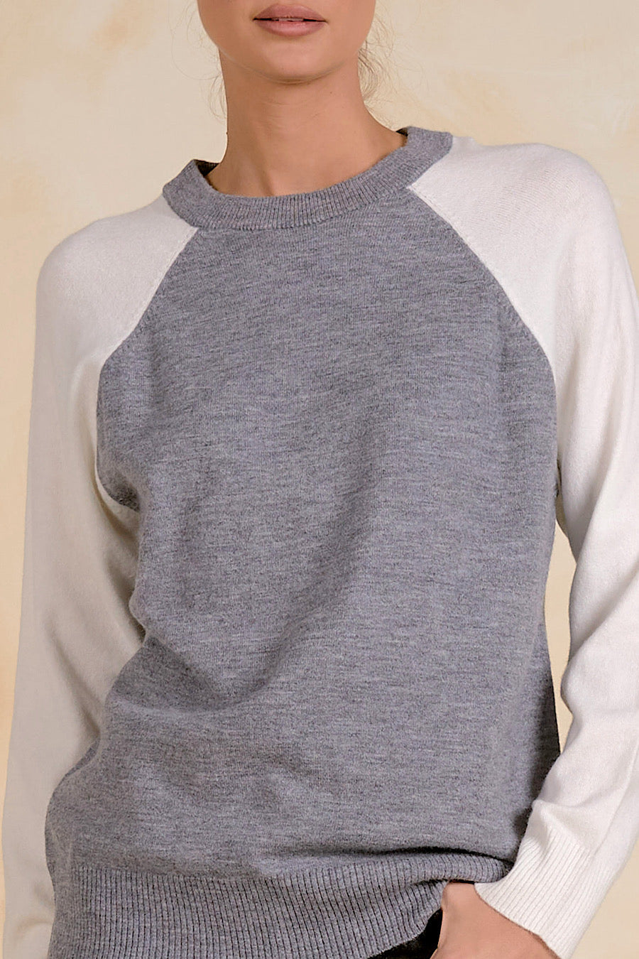 Be a Legend Contrast Baseball Sweater