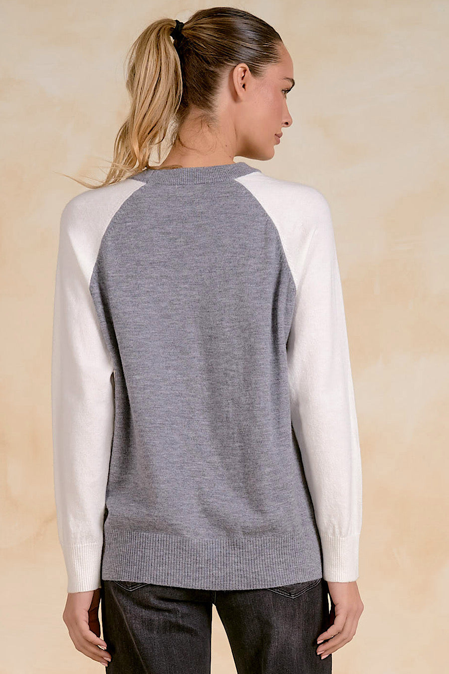 Be a Legend Contrast Baseball Sweater