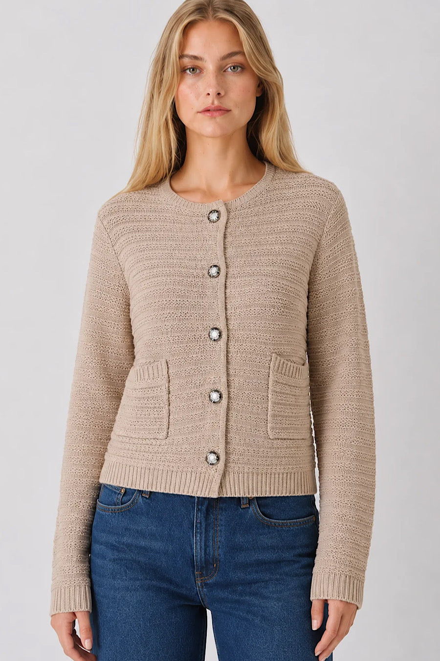 Right this Way Buttoned Cardigan Sweater